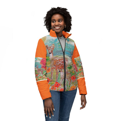 Women’s Puffer Jacket (AOP)