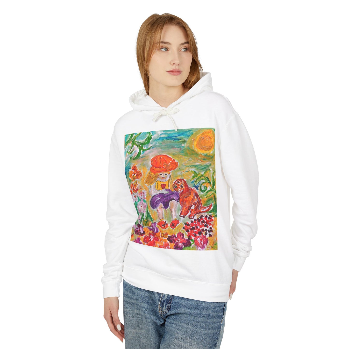 Unisex Lightweight Hooded Sweatshirt