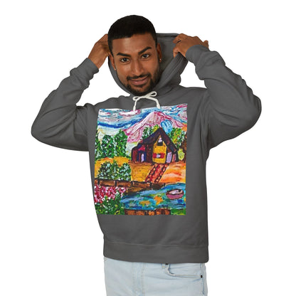 Unisex Lightweight Hooded Sweatshirt