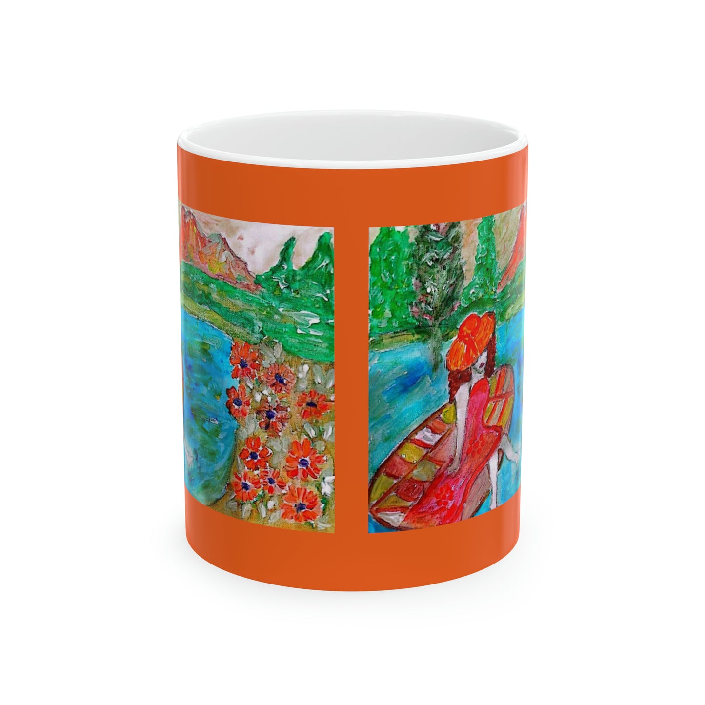 It's fun to dip your feet in the water.- Ceramic Mug, 11oz
