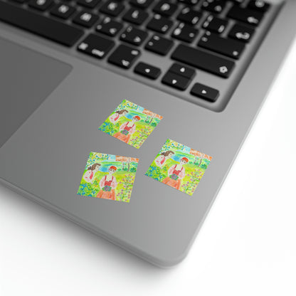 Square Sticker Label Rolls