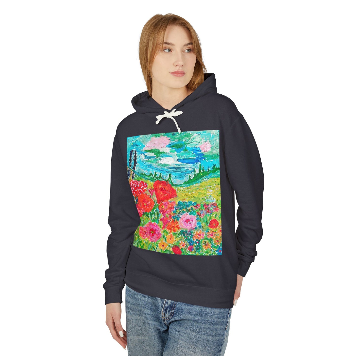 Unisex Lightweight Hooded Sweatshirt