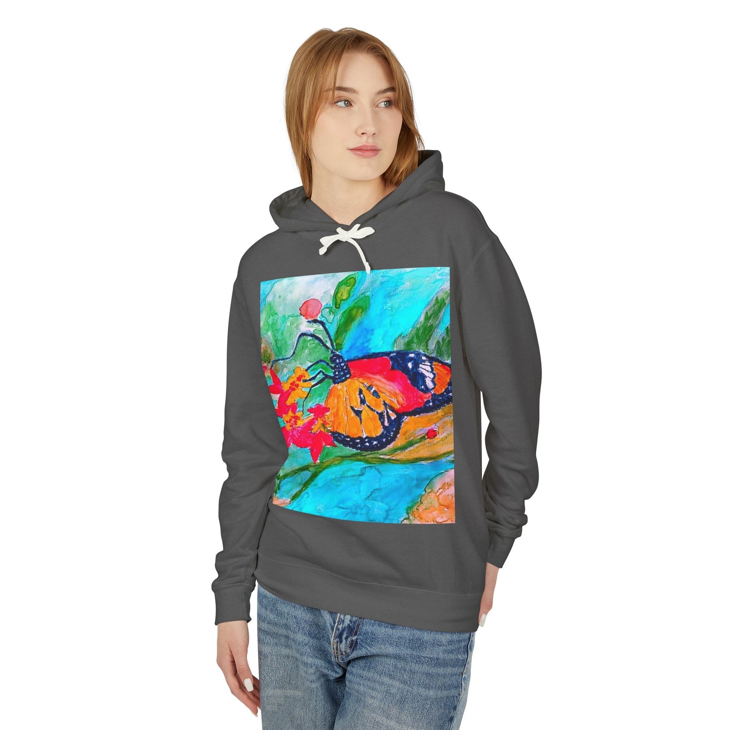 Unisex Lightweight Hooded Sweatshirt