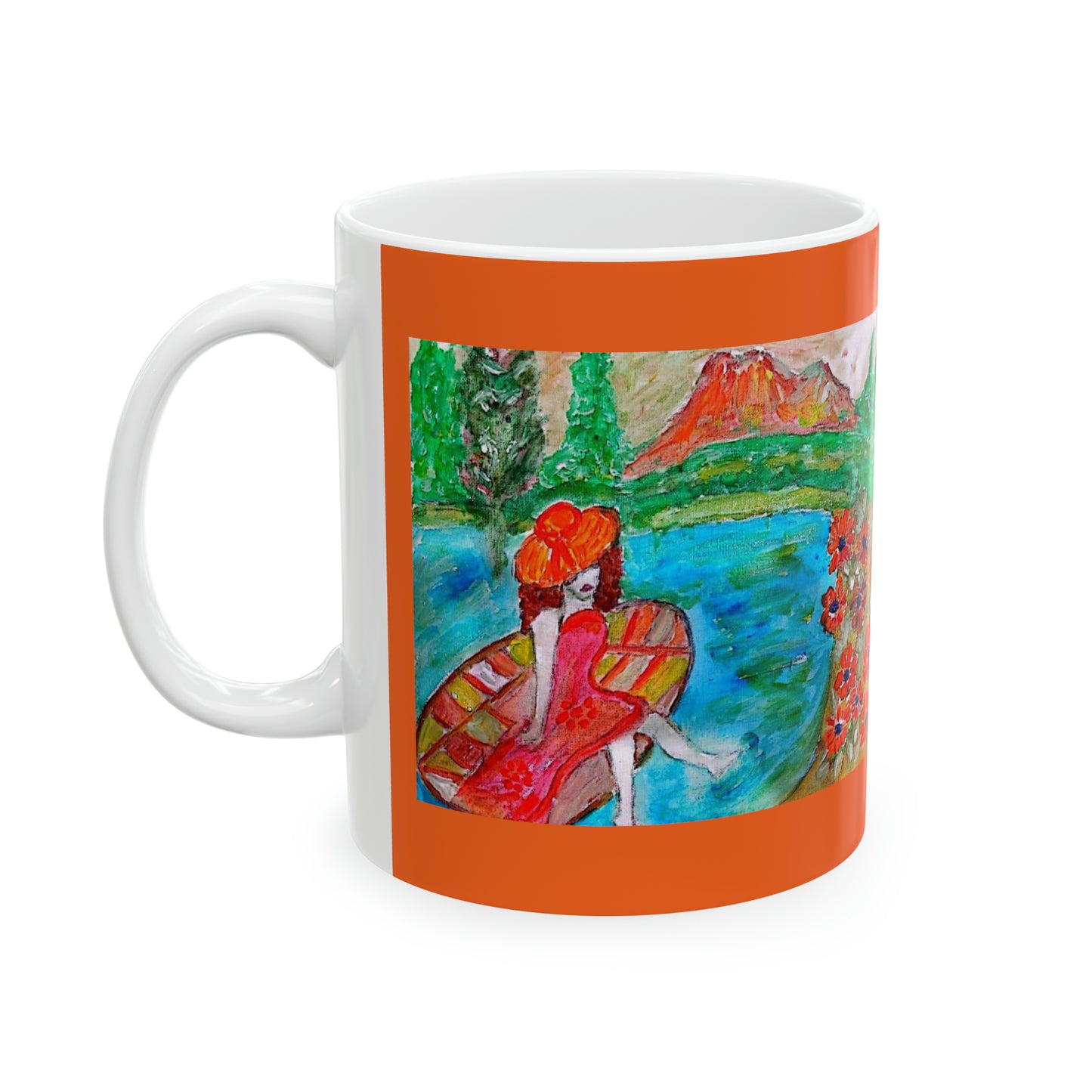It's fun to dip your feet in the water.- Ceramic Mug, 11oz
