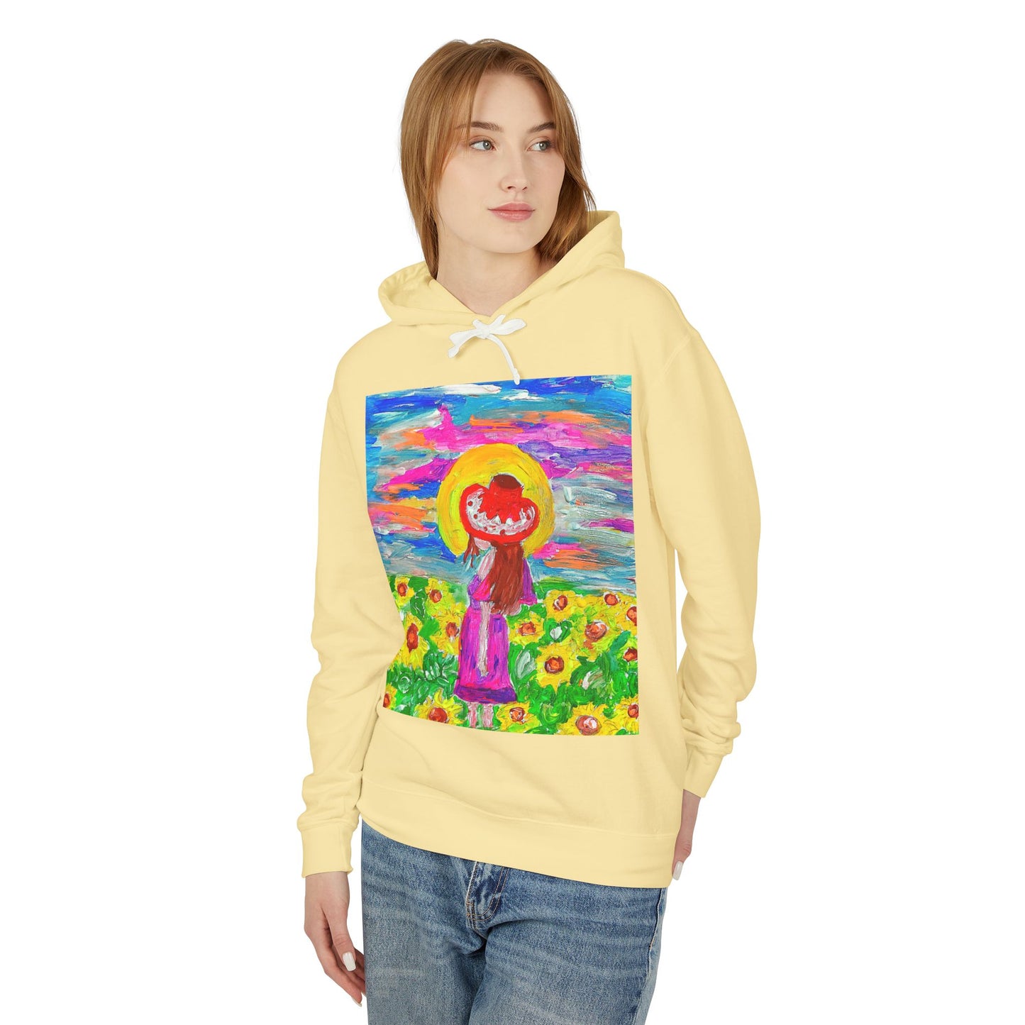 Unisex Lightweight Hooded Sweatshirt