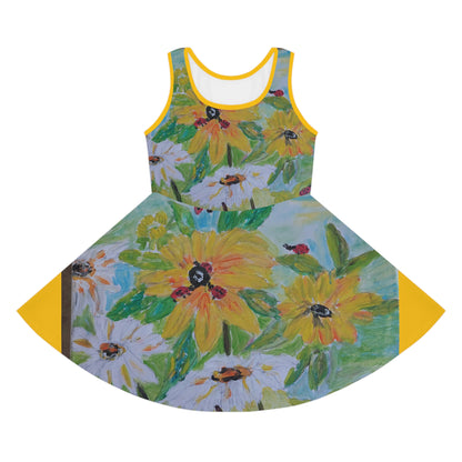 Girls' Sleeveless Sundress (AOP)