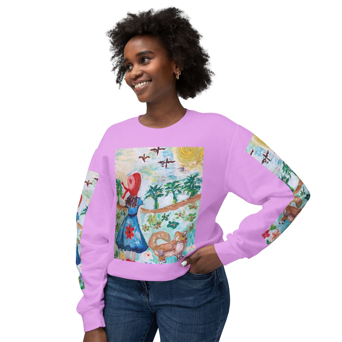 Unisex Lightweight Crewneck Sweatshirt