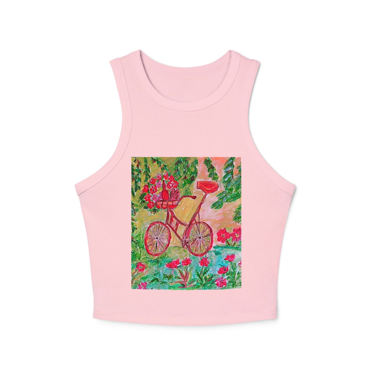 Women's Micro Rib Racer Tank Top