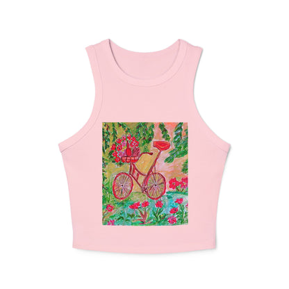 Women's Micro Rib Racer Tank Top