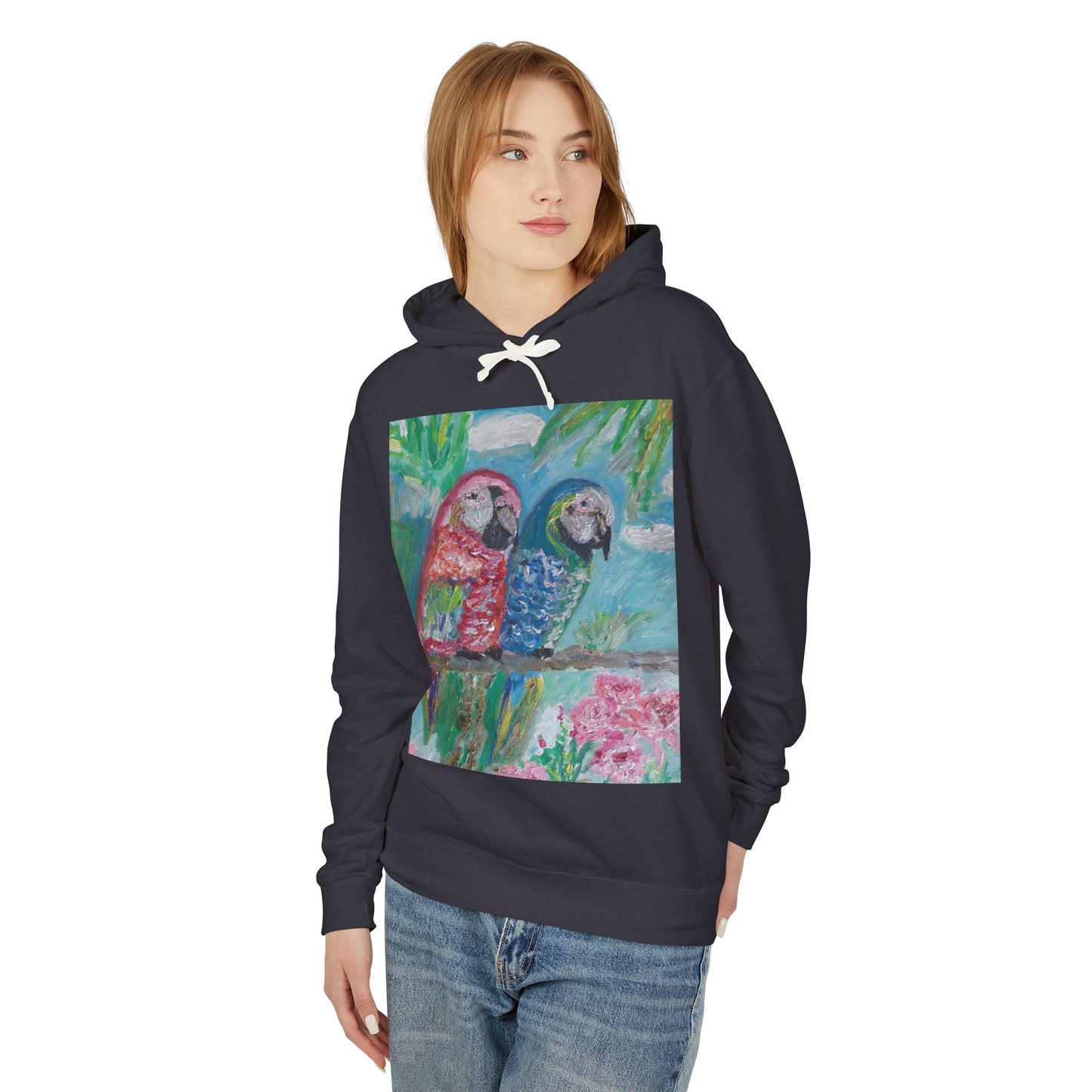 Unisex Lightweight Hooded Sweatshirt