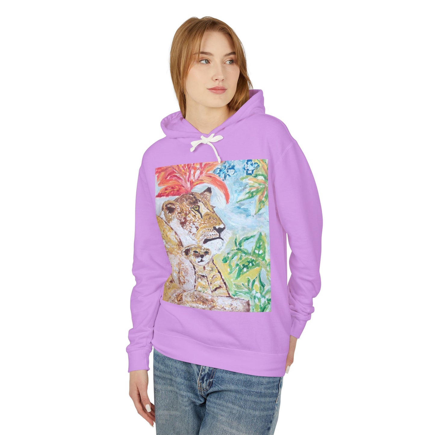 Unisex Lightweight Hooded Sweatshirt