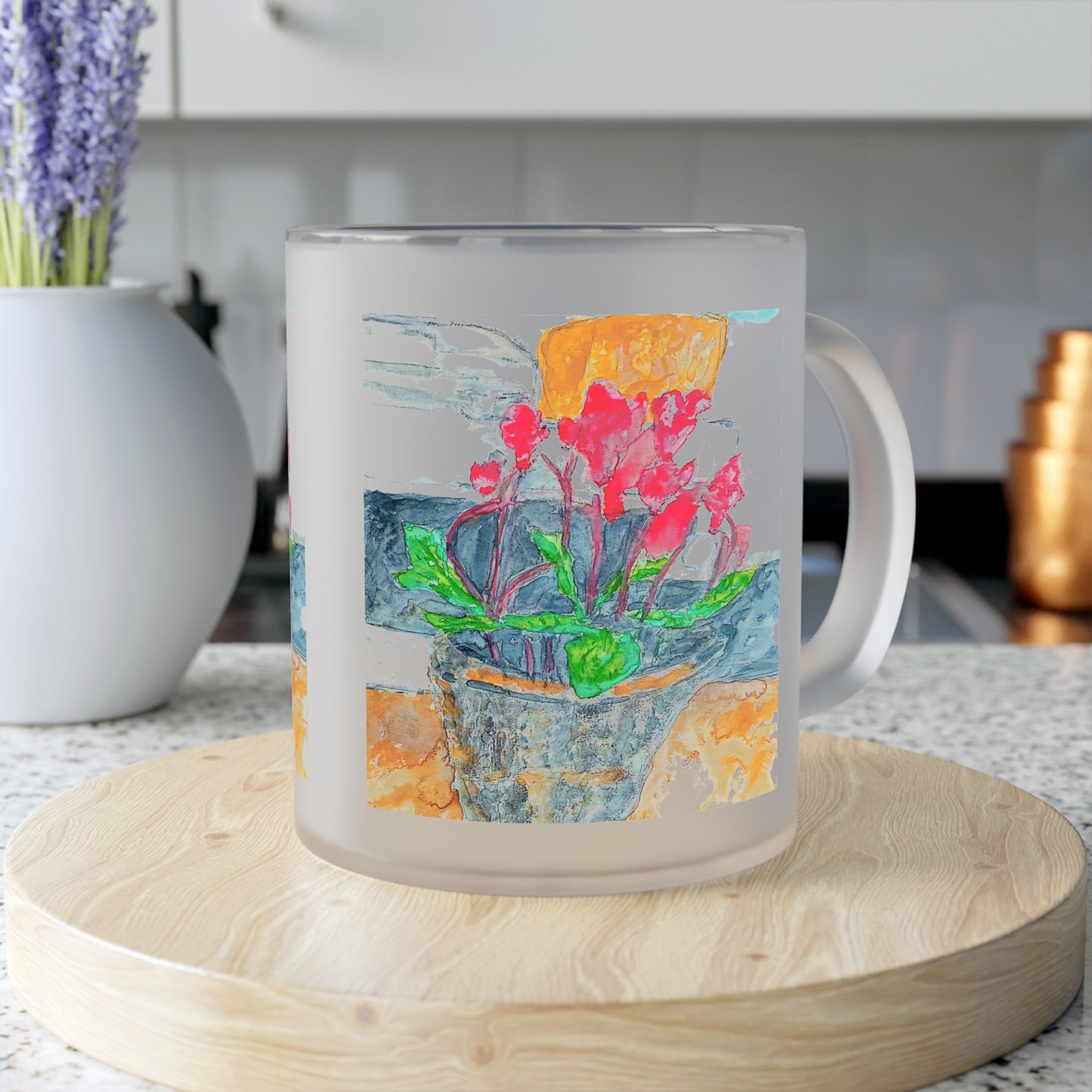 Frosted Glass Mug