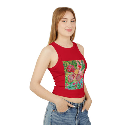 Women's Micro Rib Racer Tank Top