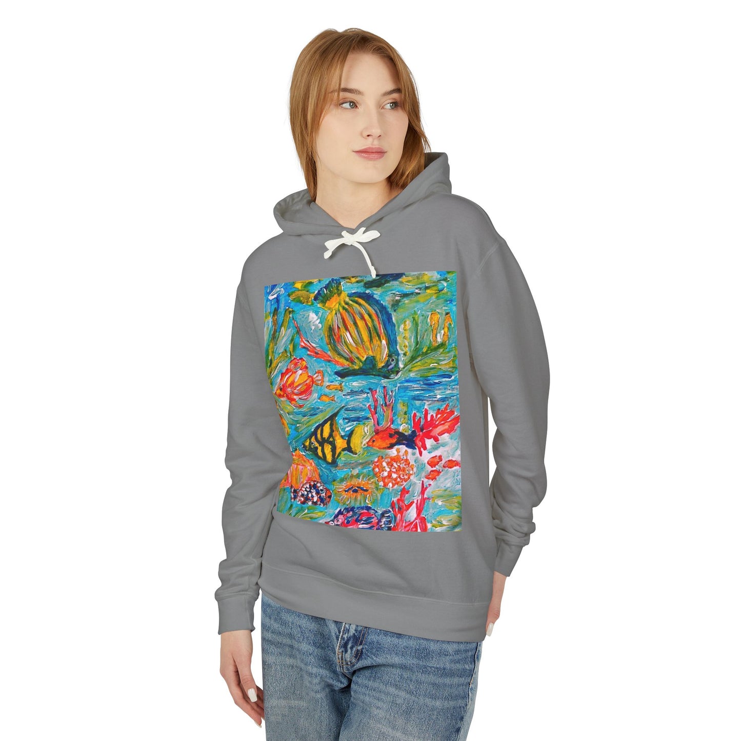 Unisex Lightweight Hooded Sweatshirt