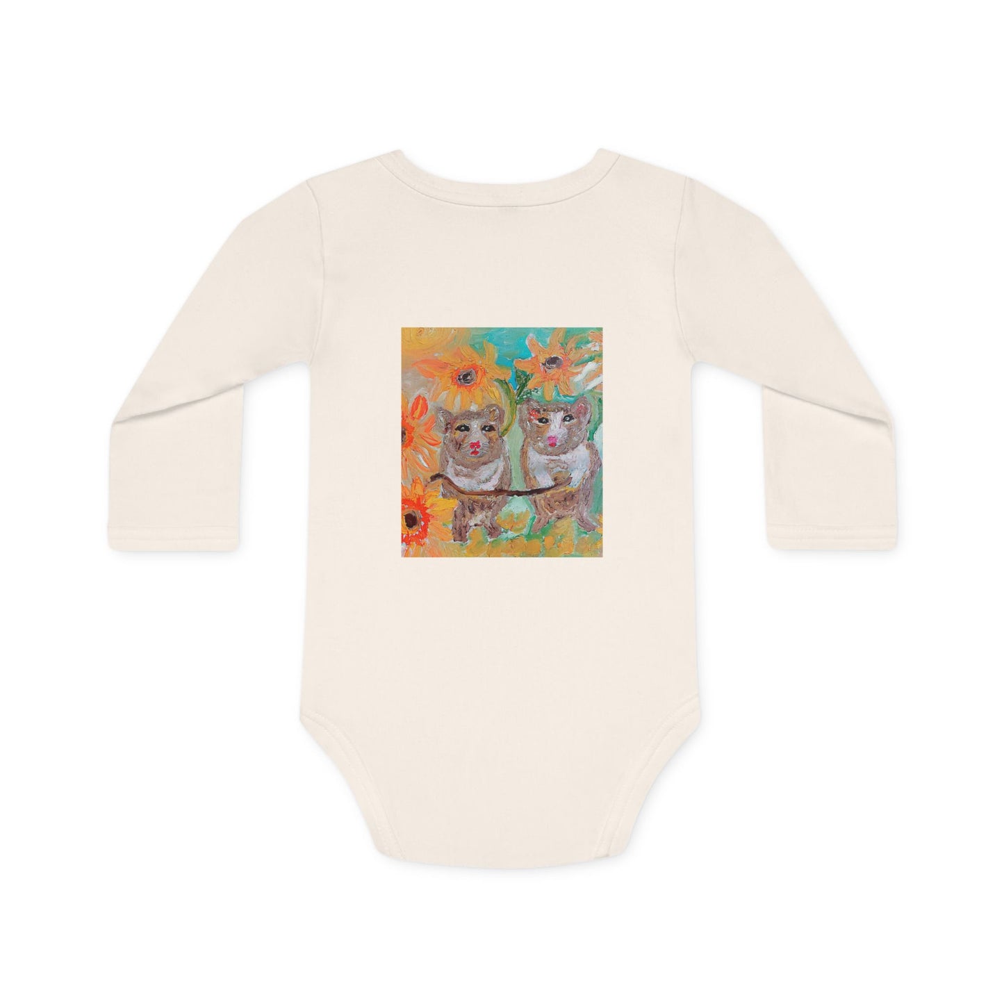 Baby Long-Sleeve Organic Bodysuit