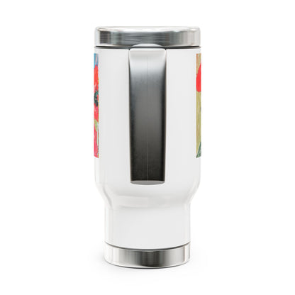 Stainless Steel Travel Mug with Handle, 14oz