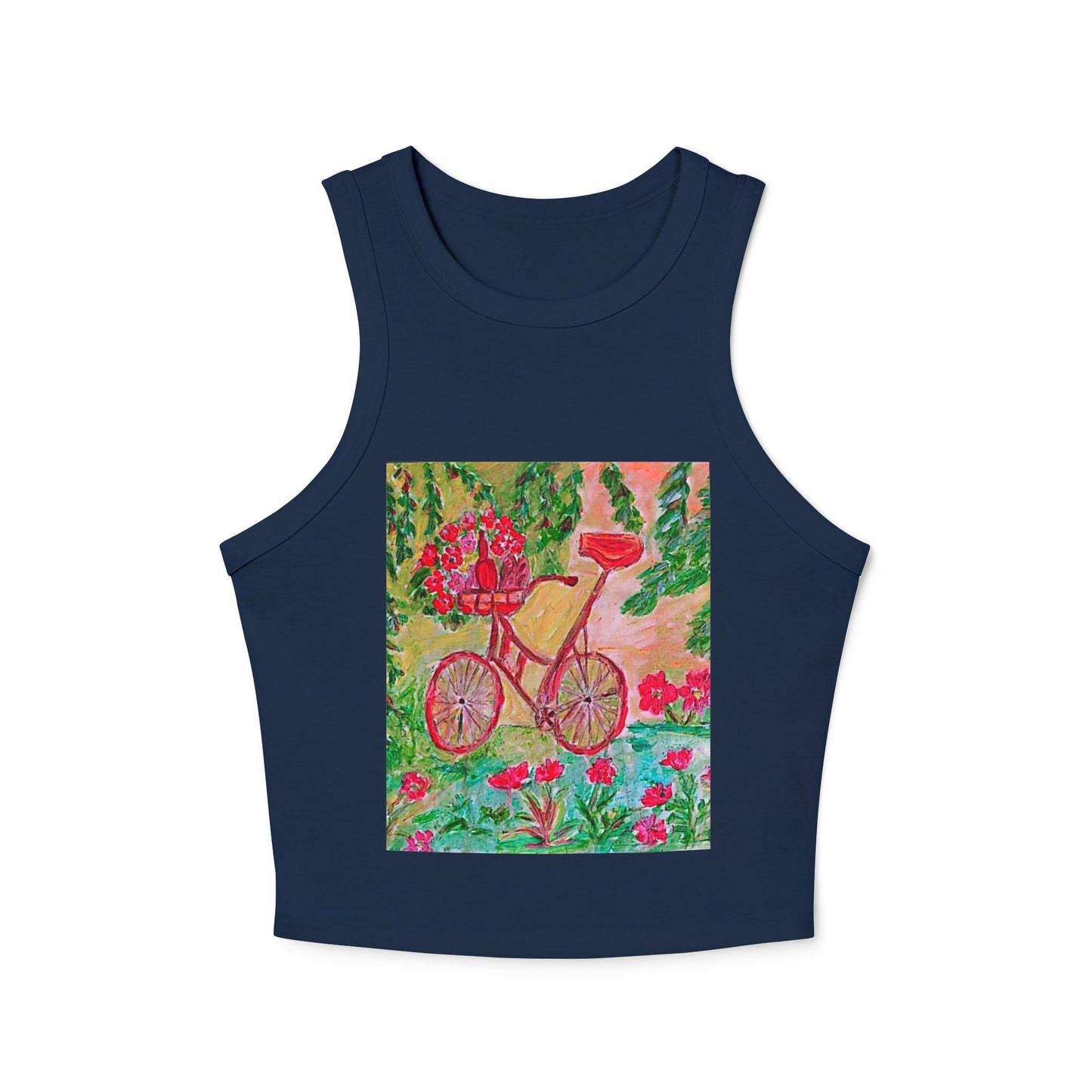 Women's Micro Rib Racer Tank Top