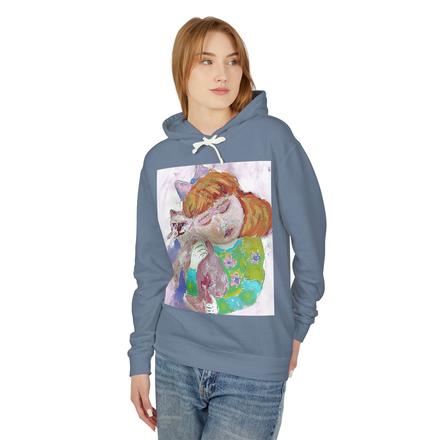 Unisex Lightweight Hooded Sweatshirt