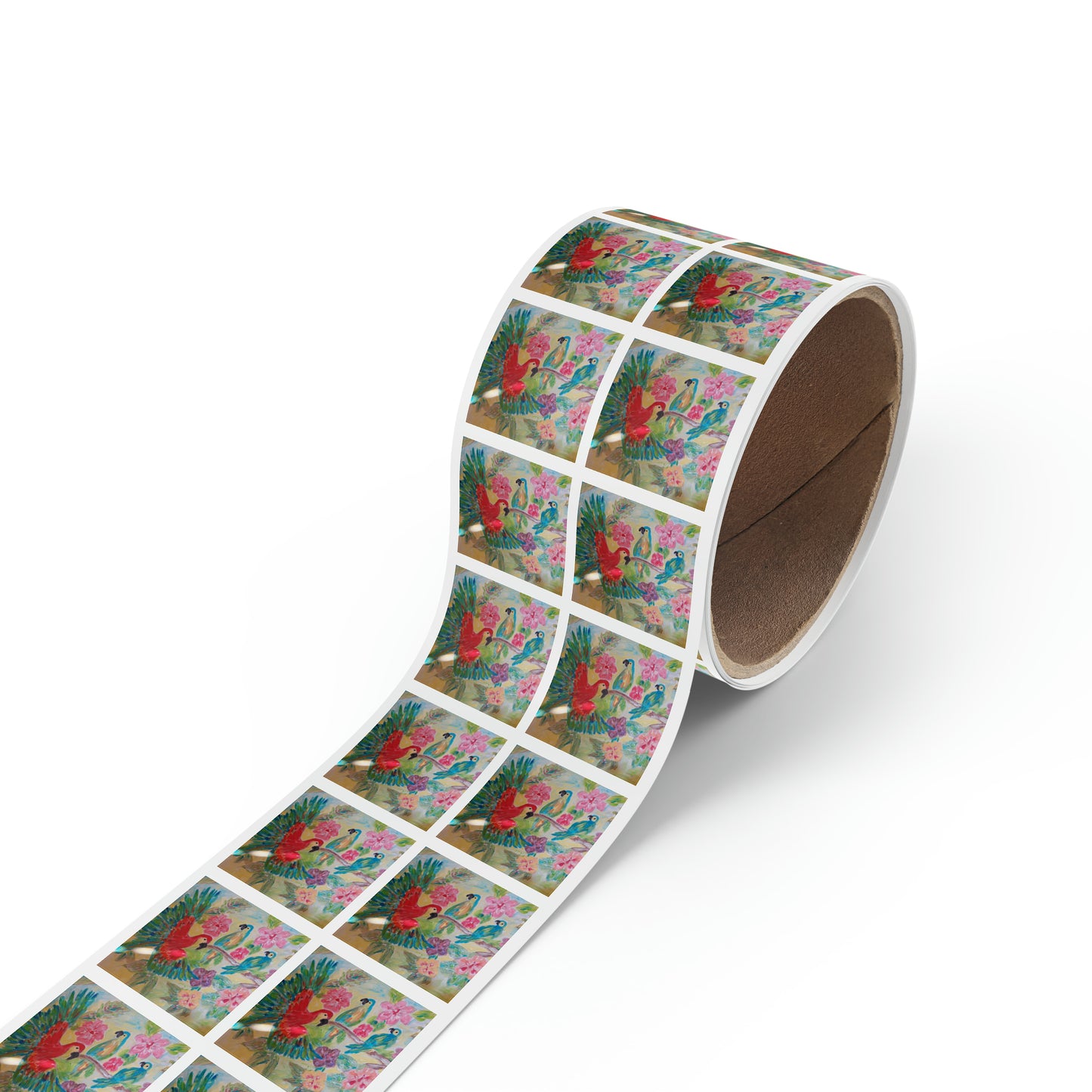 Square Sticker Label Rolls