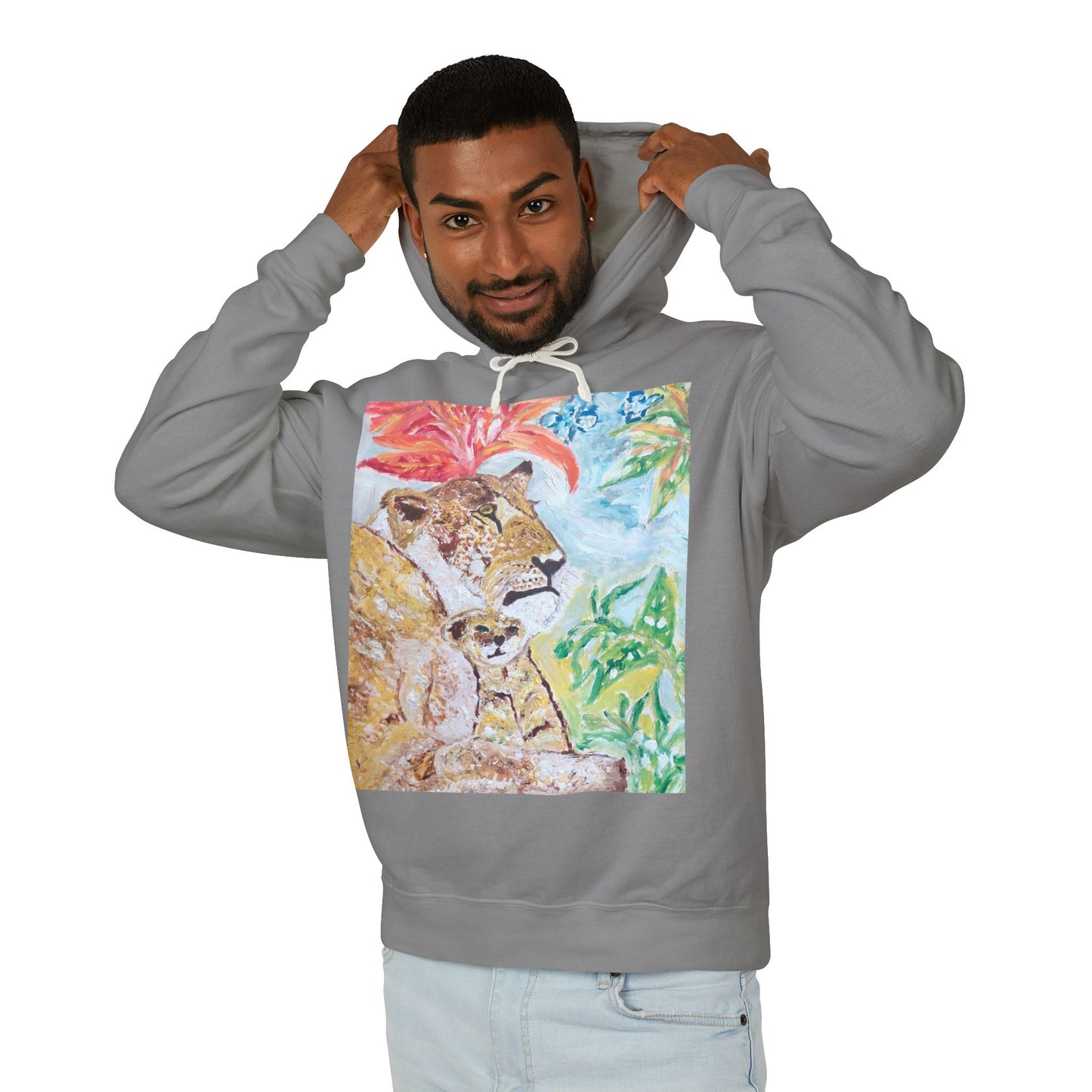 Unisex Lightweight Hooded Sweatshirt