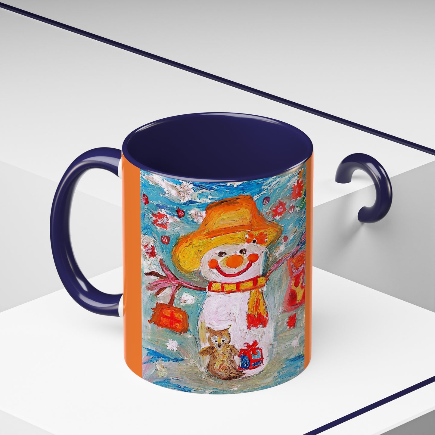 Accent Coffee Mug Snowman