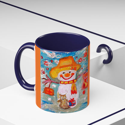Accent Coffee Mug Snowman