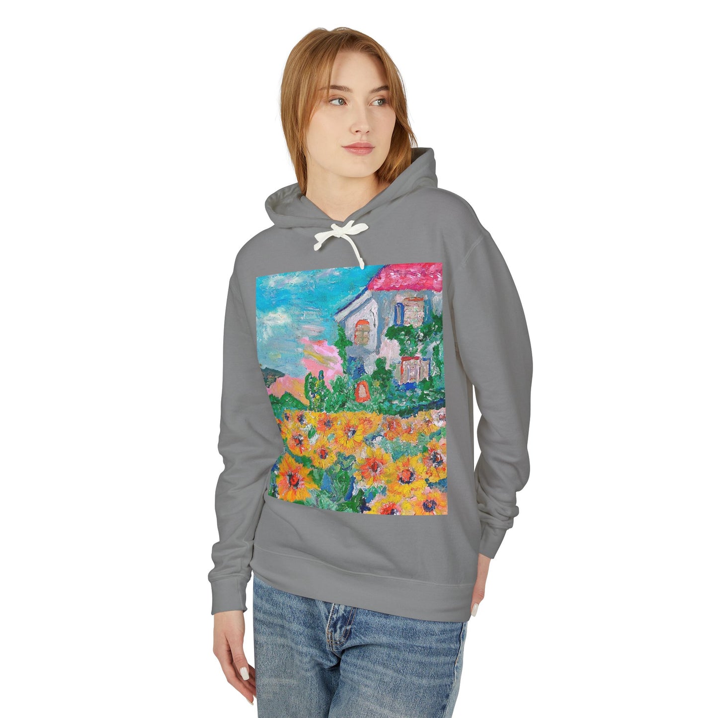 Unisex Lightweight Hooded Sweatshirt