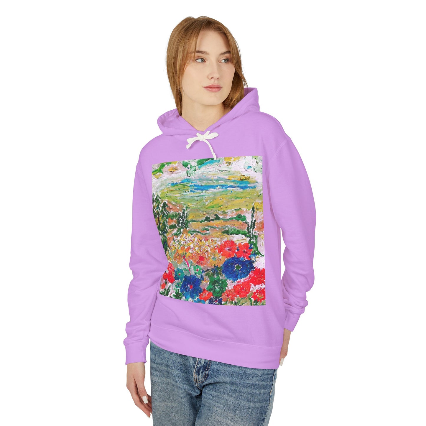 Unisex Lightweight Hooded Sweatshirt