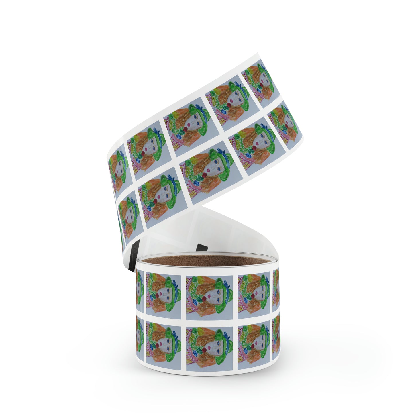 Square Sticker Label Rolls