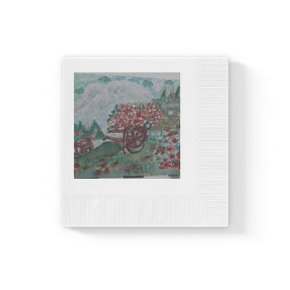 White Coined Napkins