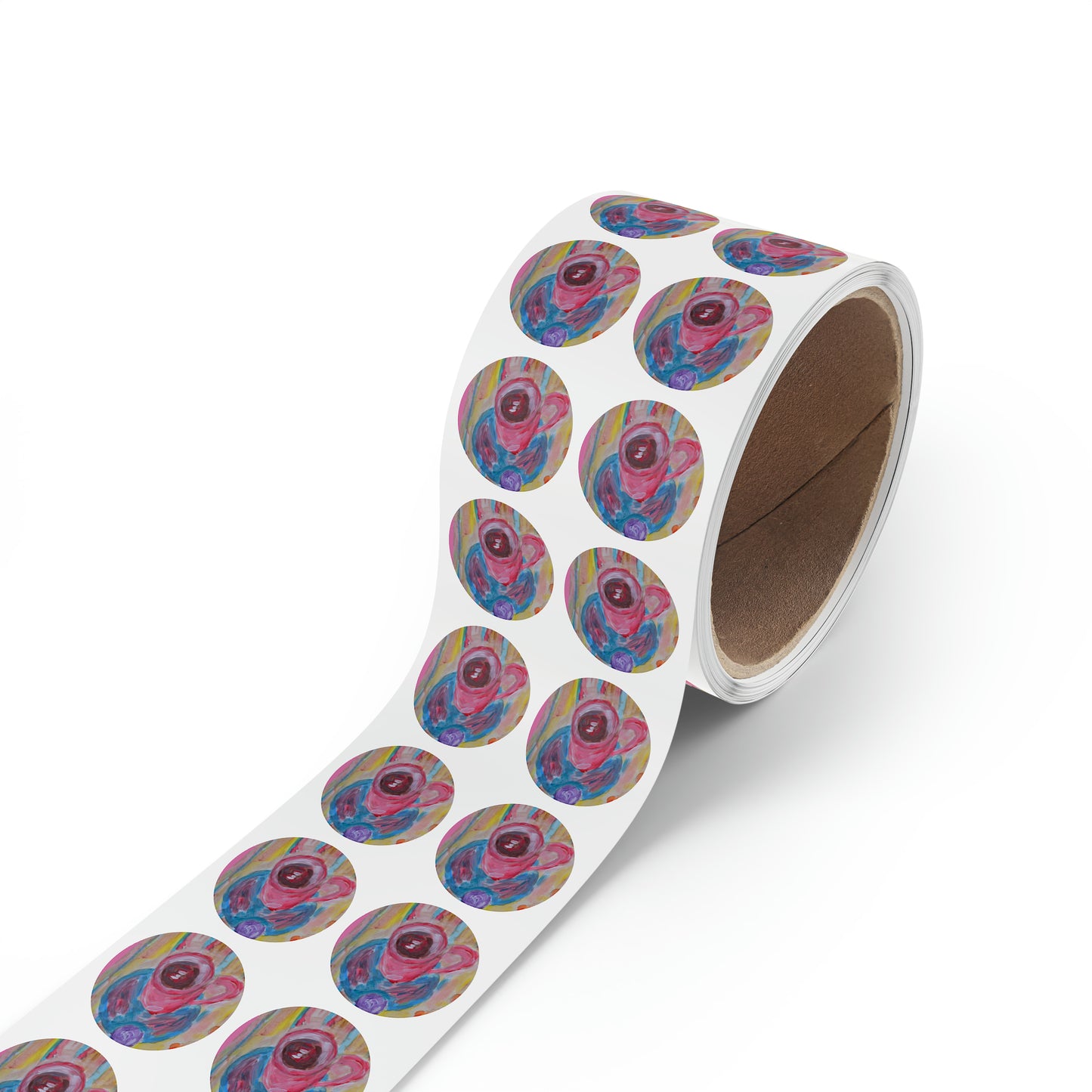 Round Sticker Label Rolls