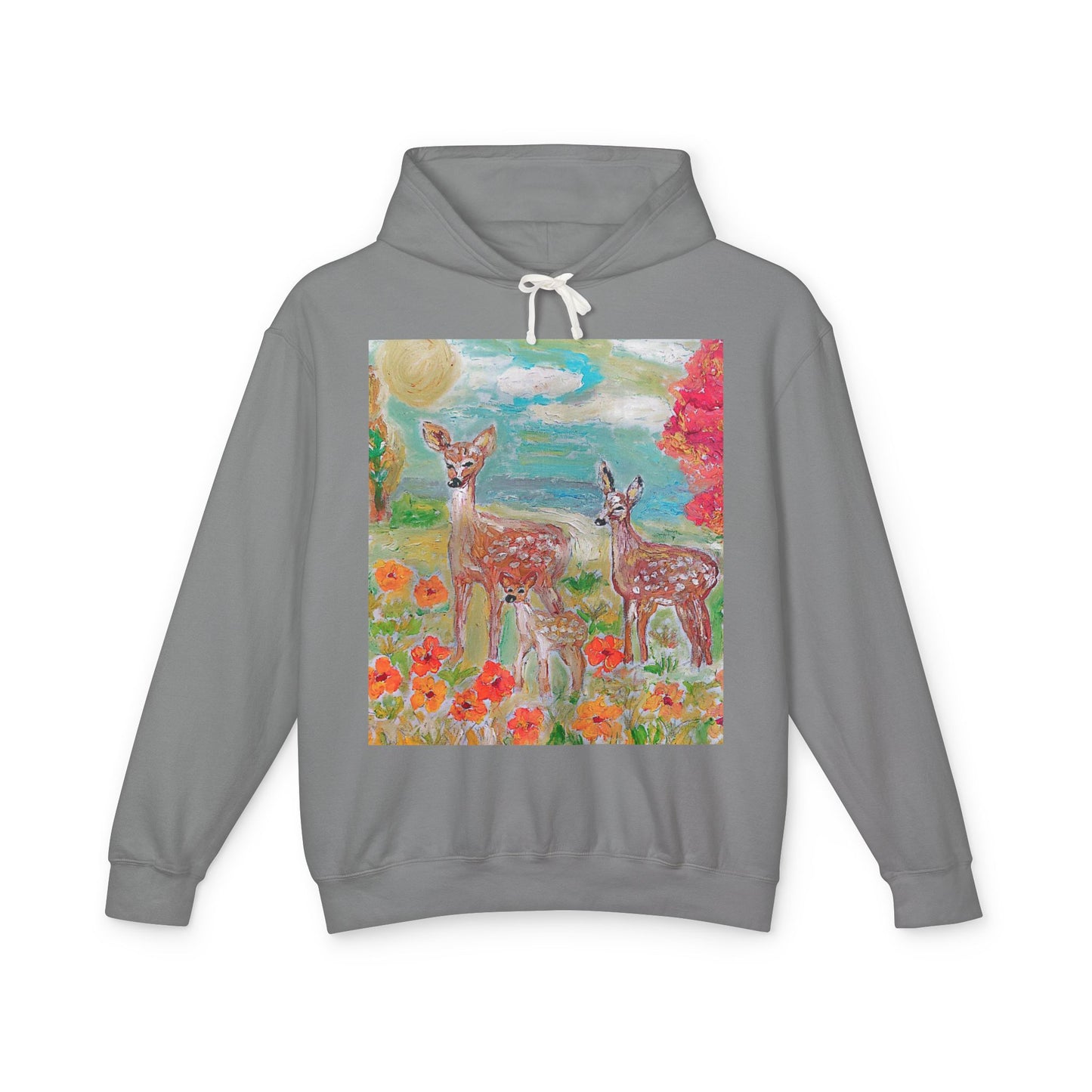 Unisex Lightweight Hooded Sweatshirt