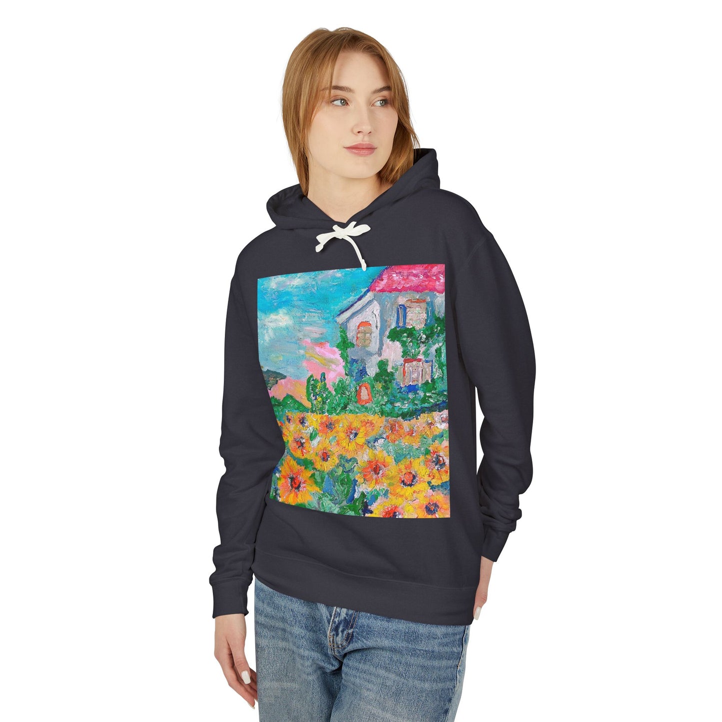 Unisex Lightweight Hooded Sweatshirt