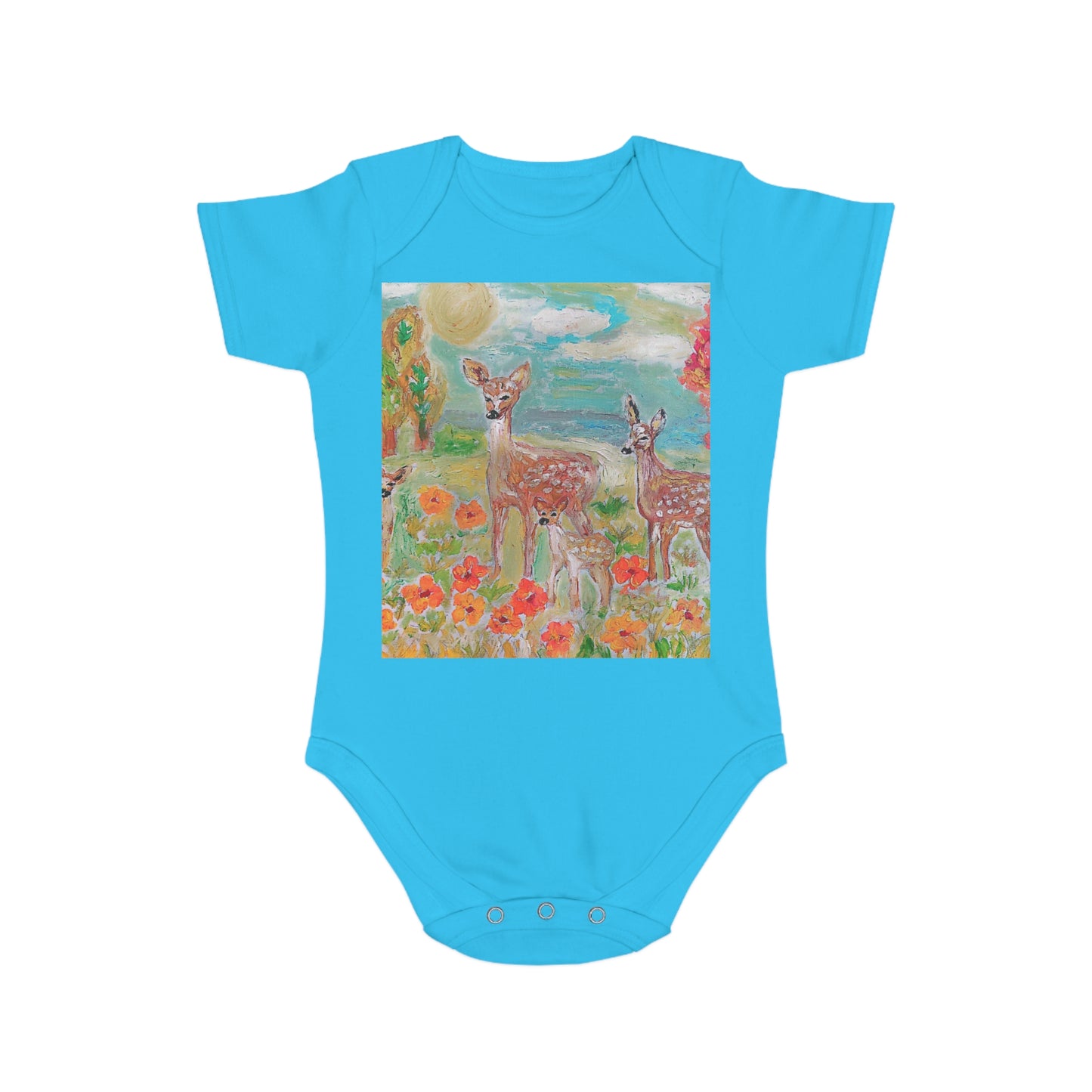 Short Sleeve Baby Bodysuit