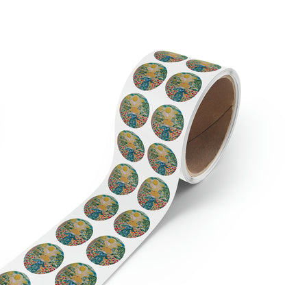 Round Sticker Label Rolls