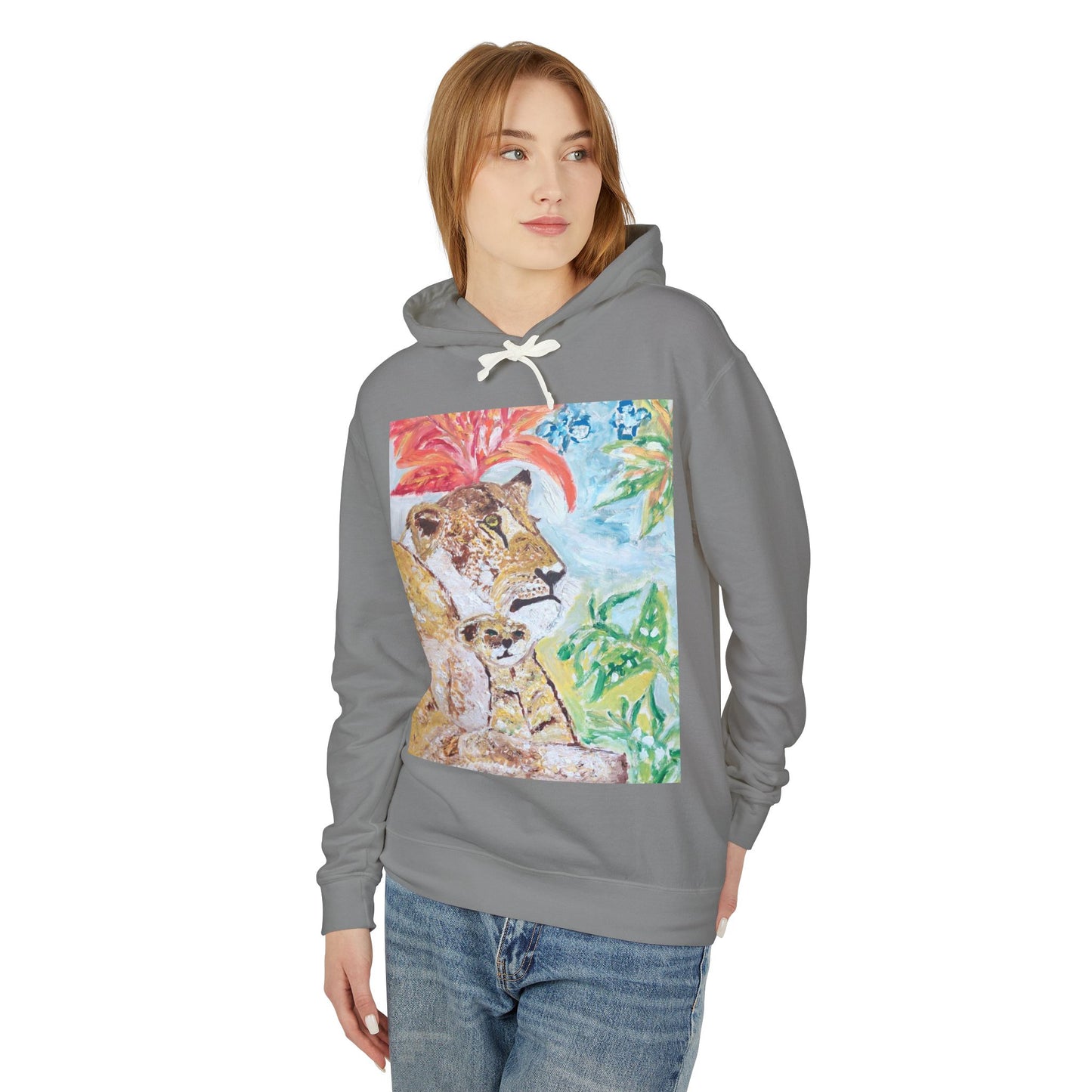 Unisex Lightweight Hooded Sweatshirt