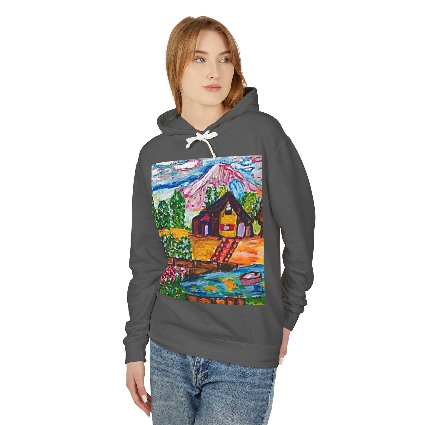 Unisex Lightweight Hooded Sweatshirt