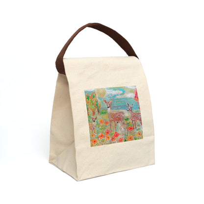 Canvas Lunch Bag With Strap