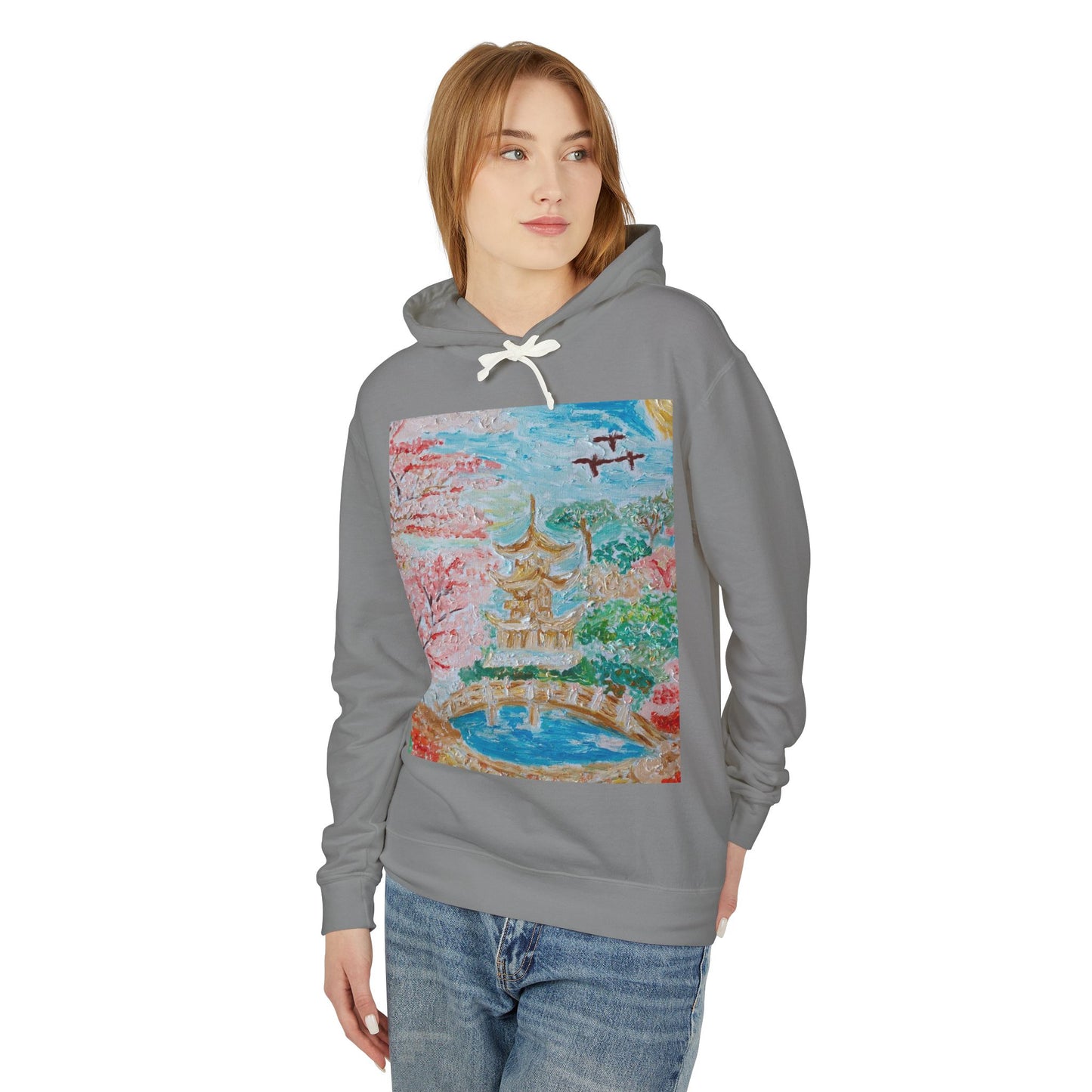 Unisex Lightweight Hooded Sweatshirt