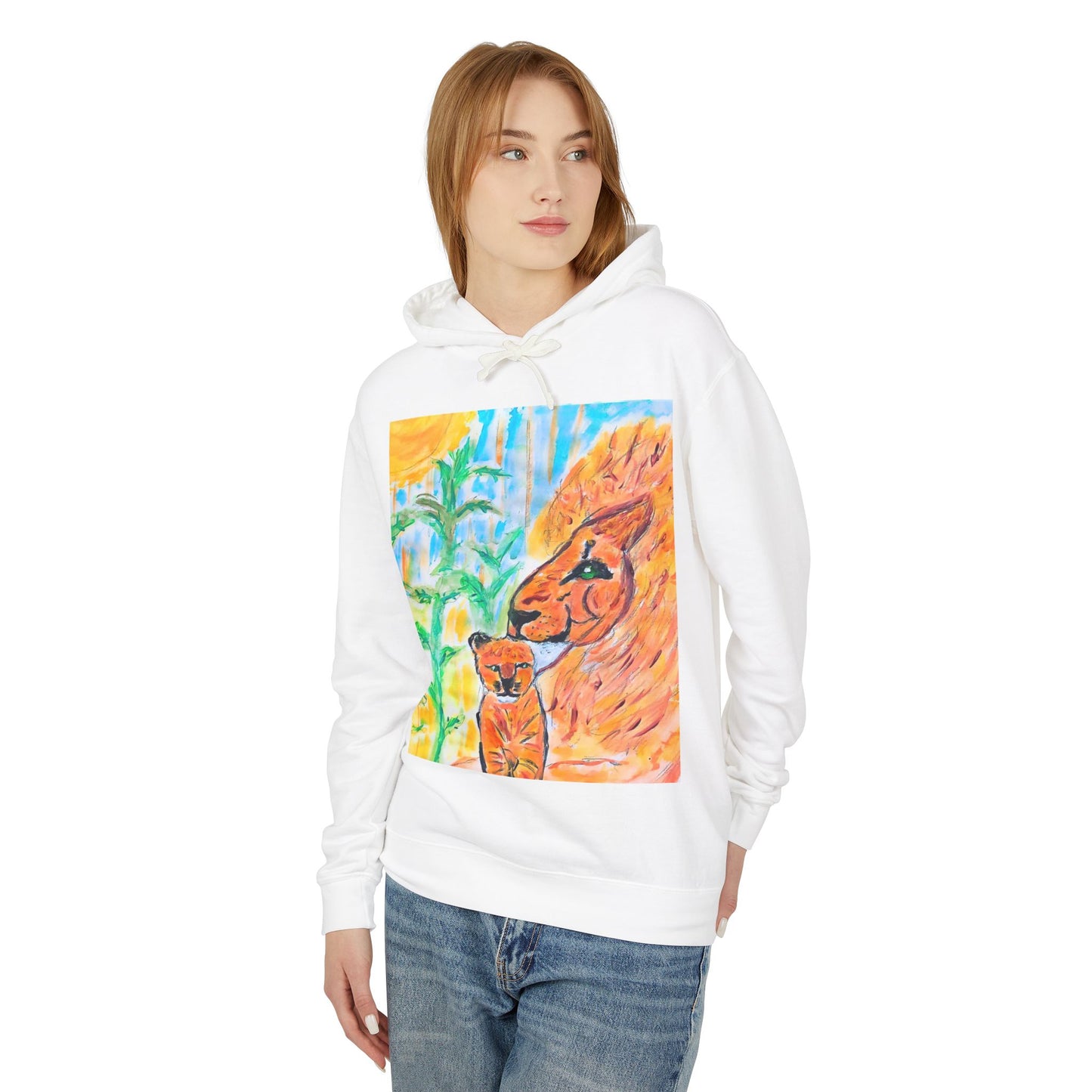 Unisex Lightweight Hooded Sweatshirt