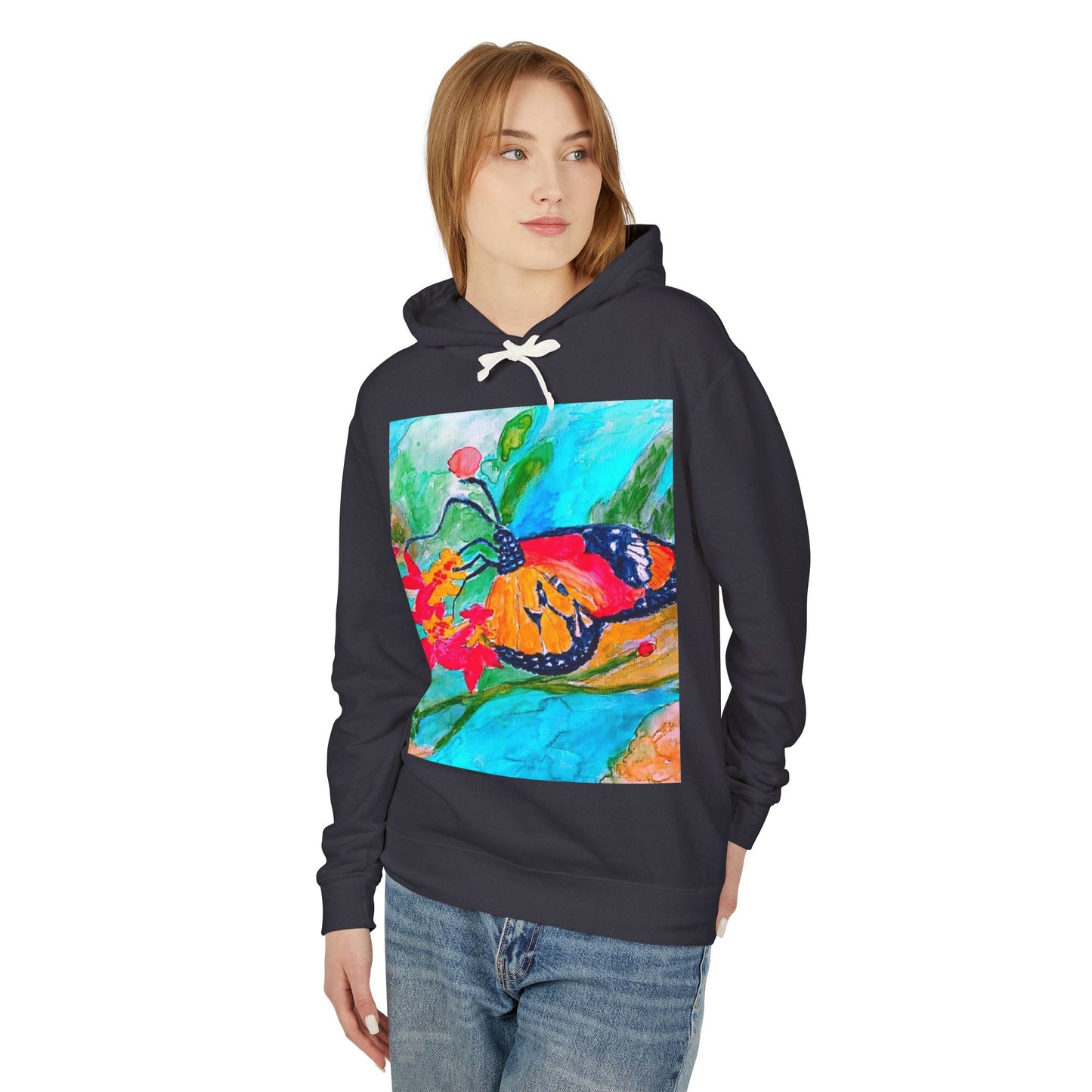 Unisex Lightweight Hooded Sweatshirt