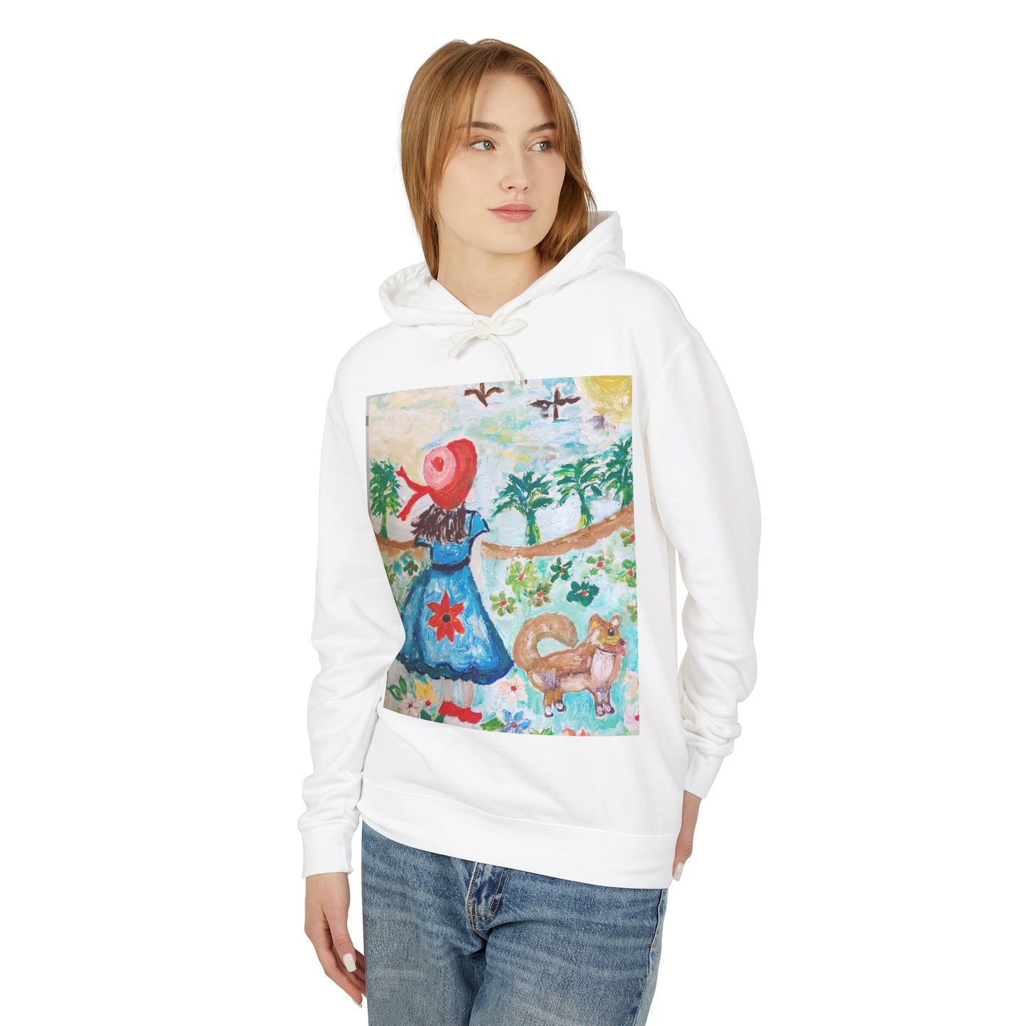 Unisex Lightweight Hooded Sweatshirt