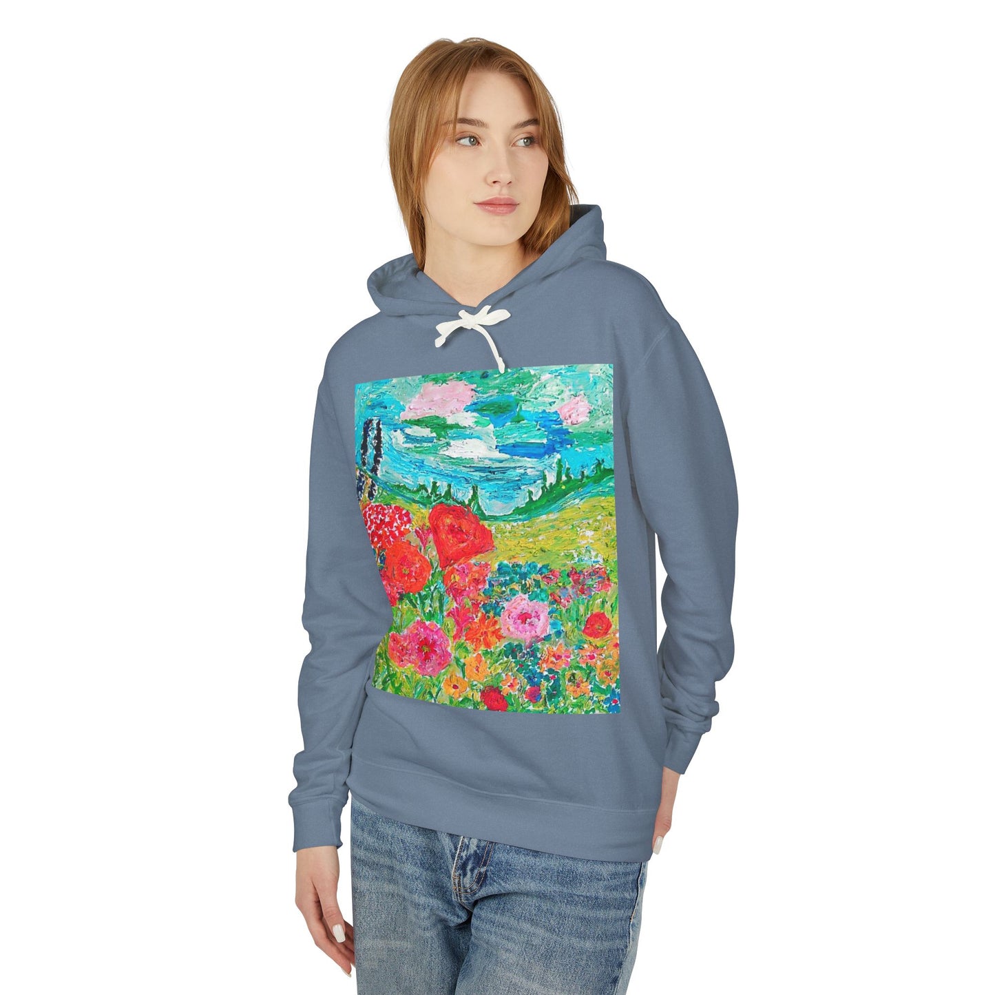 Unisex Lightweight Hooded Sweatshirt