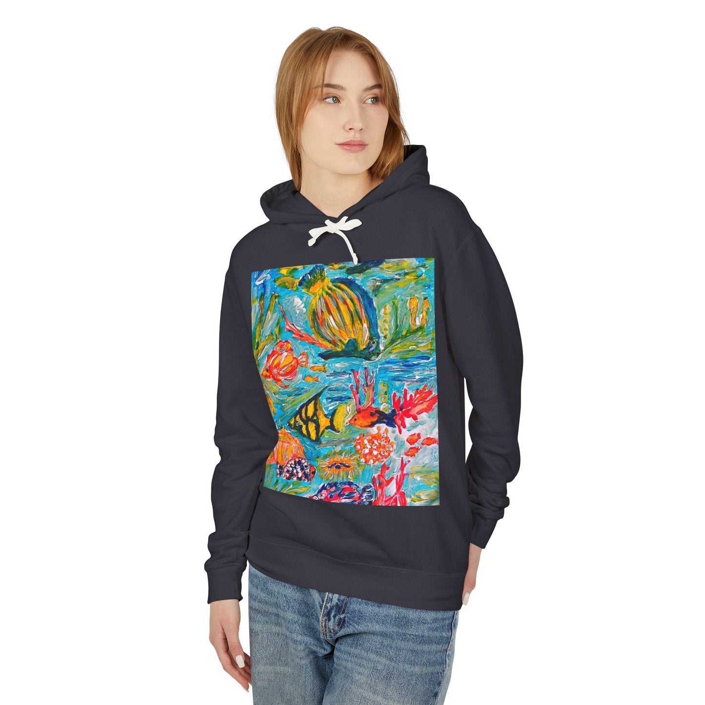 Unisex Lightweight Hooded Sweatshirt