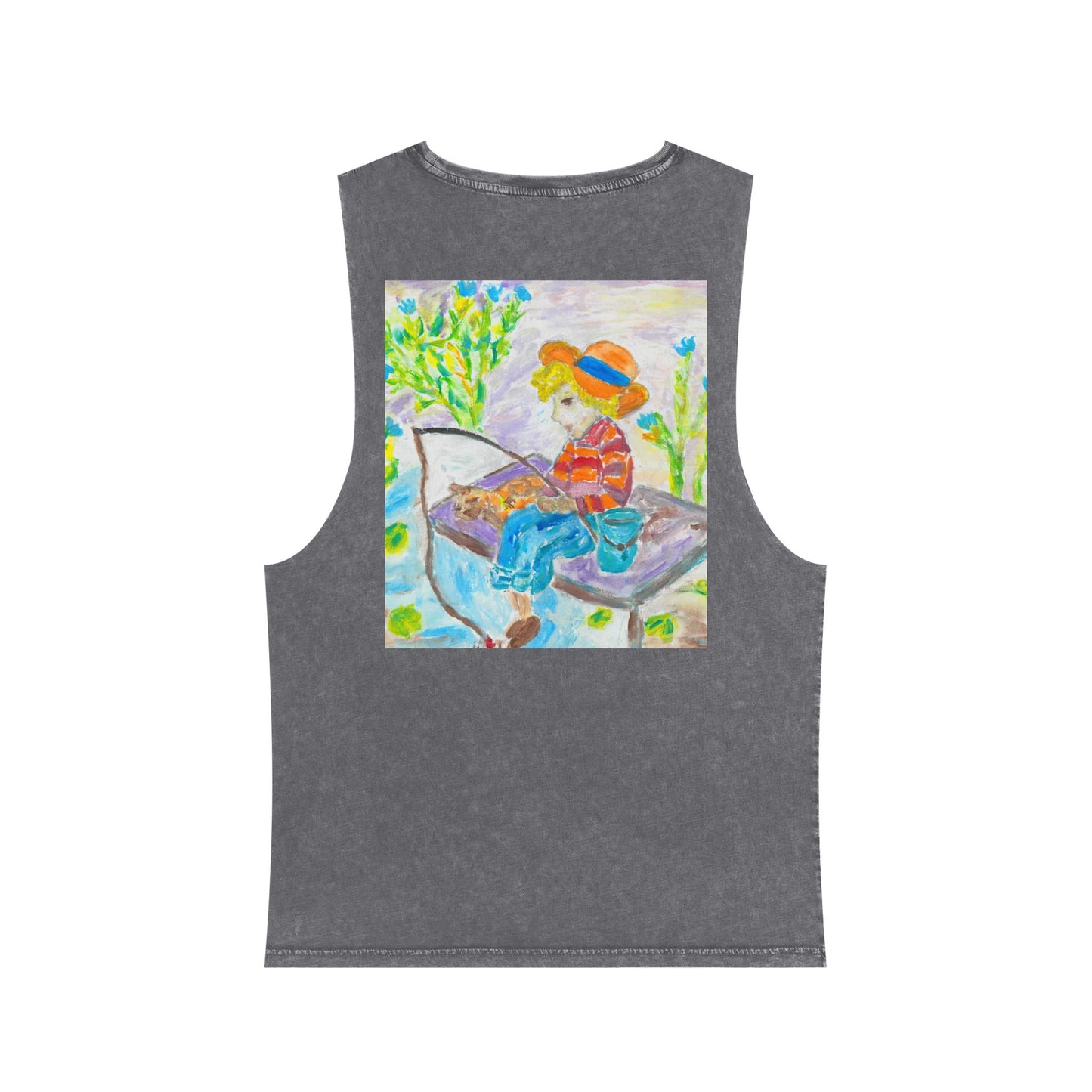 Unisex Stonewash Tank Top