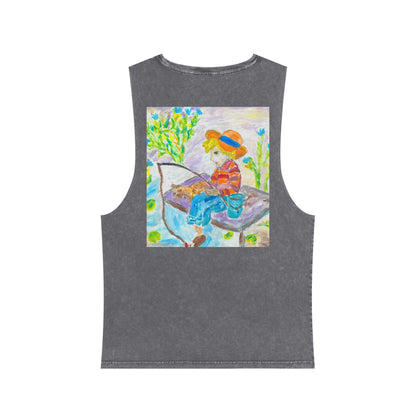 Unisex Stonewash Tank Top