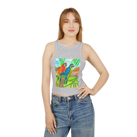 Women's Micro Rib Racer Tank Top