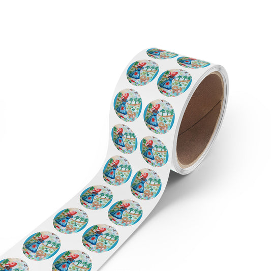 Round Sticker Label Rolls