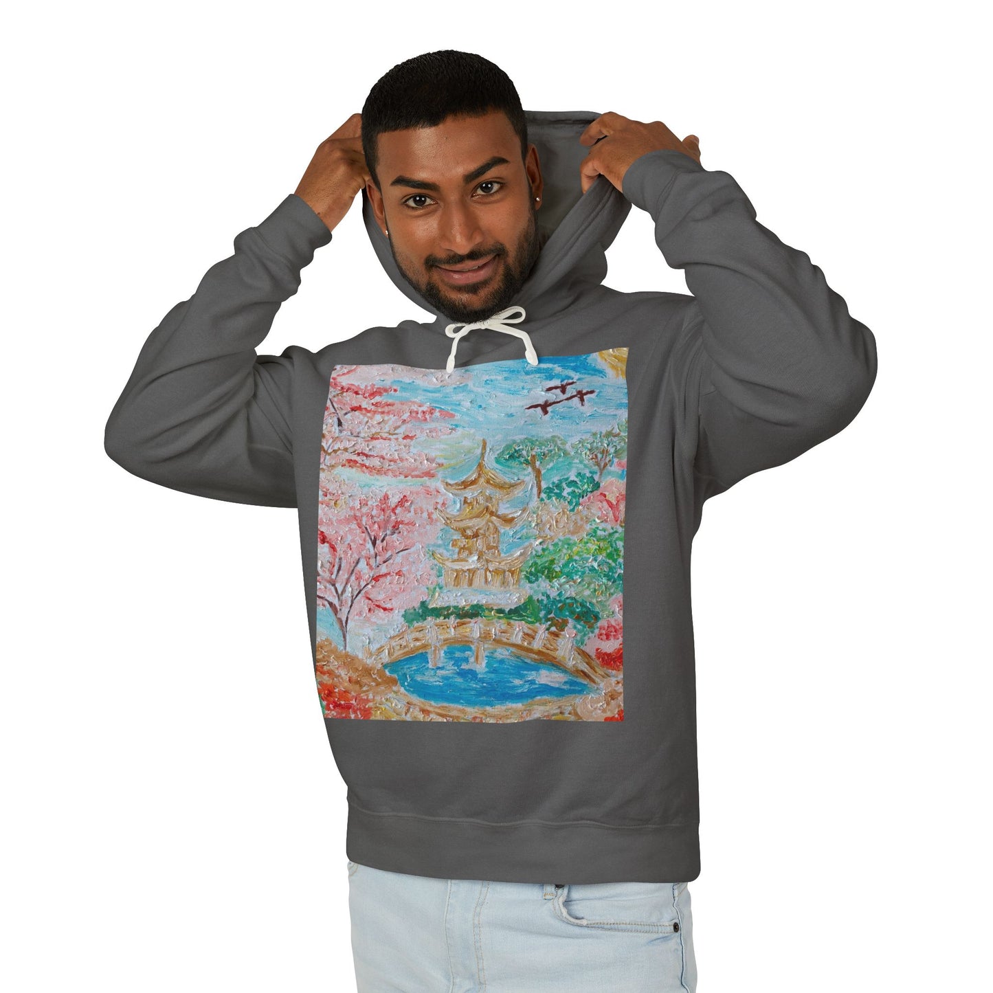 Unisex Lightweight Hooded Sweatshirt