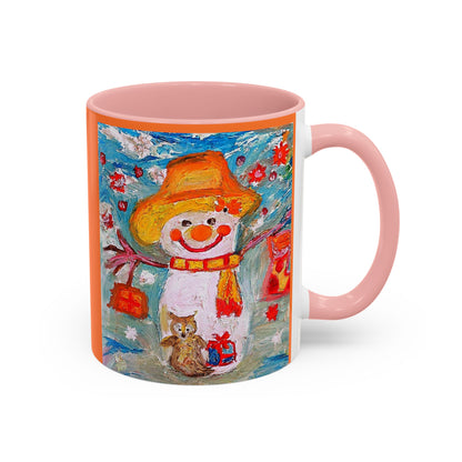 Accent Coffee Mug Snowman